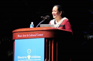 Hawaii Public Utilities Commission Chair Hermina Morita delivered closing remarks.