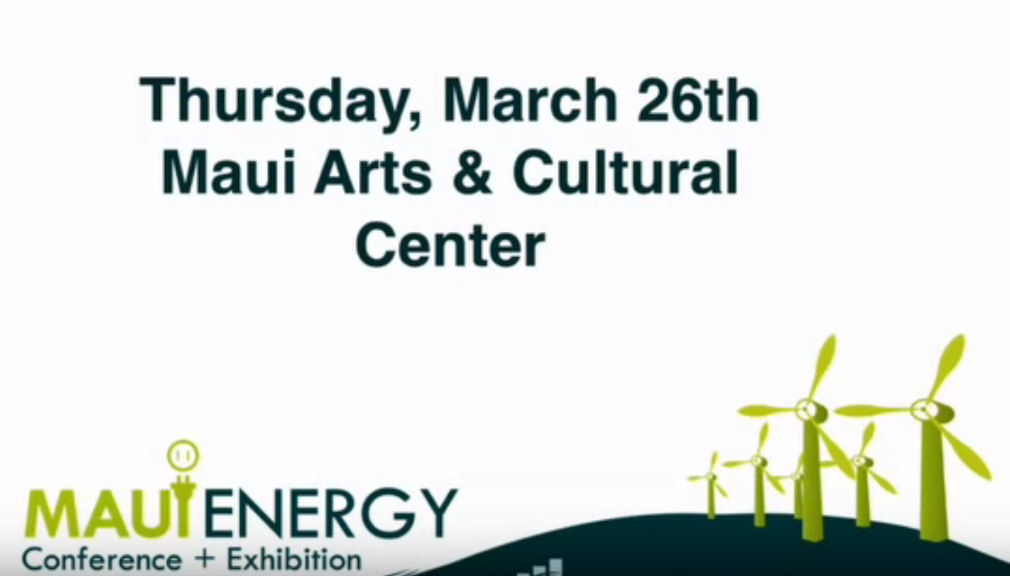 Maui Energy Conference – Videos Now Online!