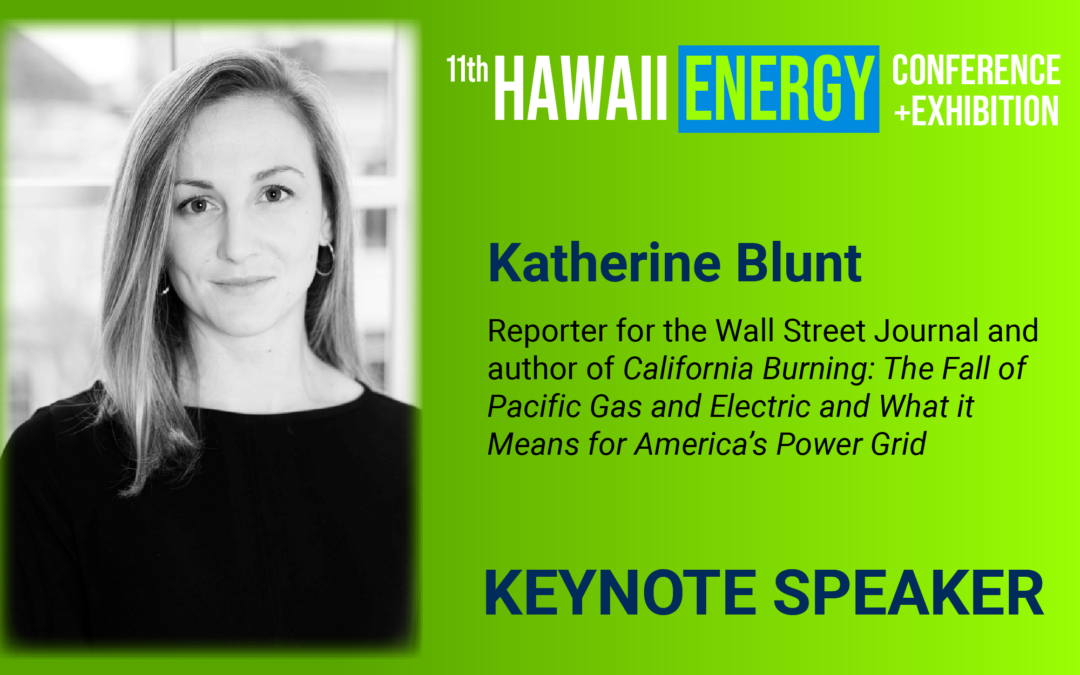Award Winning Journalist to Keynote the Hawaii Energy Conference