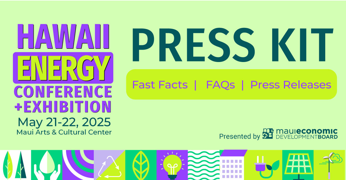 Image for cover of Press Kit for 2025 Hawaii Energy Conference
