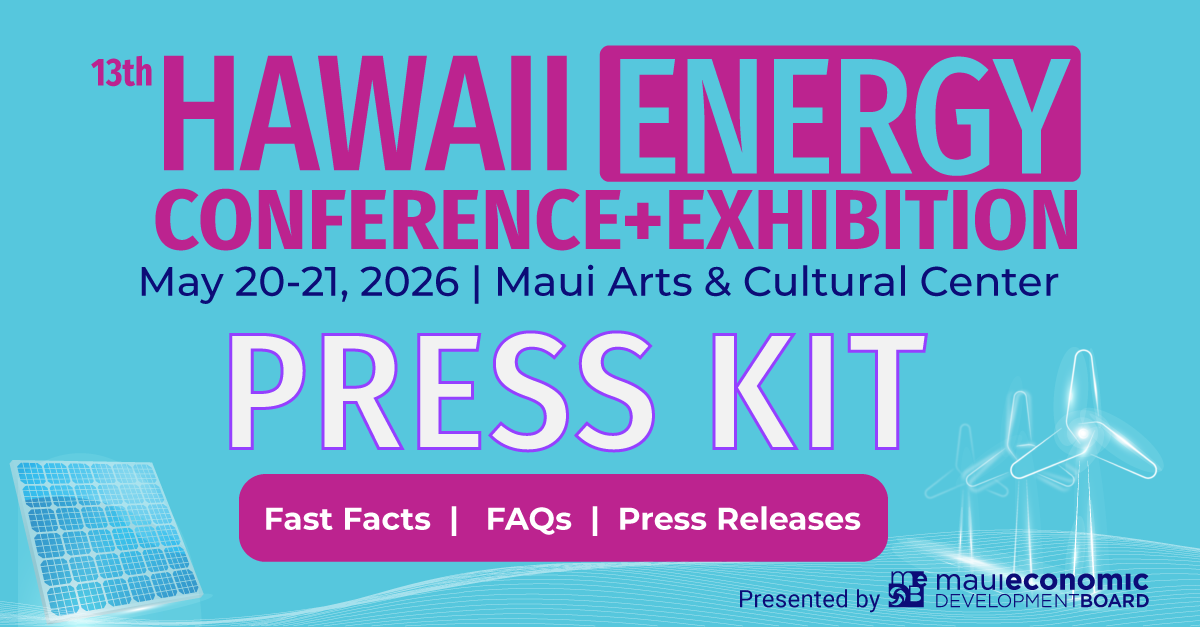 Press Kit for Hawaii Energy conference 2026 cover image
