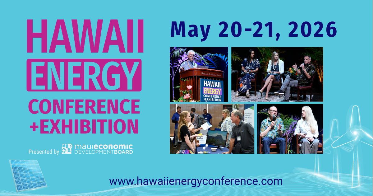 Promo image for the 2025 Hawaii Energy Conference